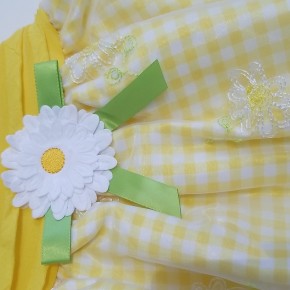 NWT Youngland Baby Yellow Flower Dress - Picture 3 of 11